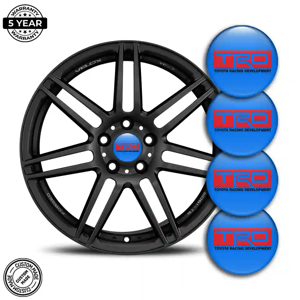 Toyota TRD Wheel Emblem Self-Adhesive Exterior Design