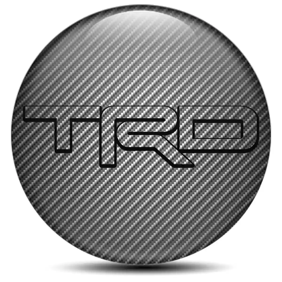 Toyota TRD Wheel Emblem Self-Adhesive Interior Design