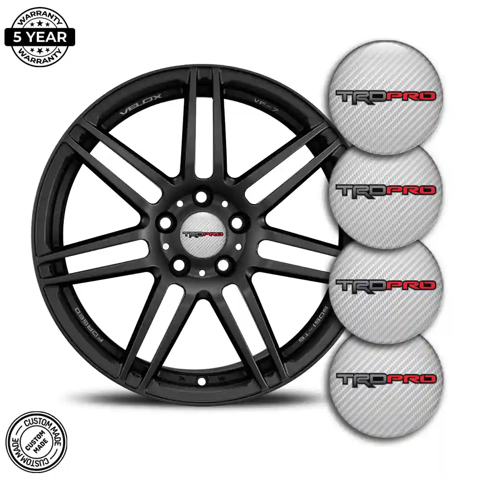 Toyota TRD Wheel Emblem Self-Adhesive Tuning Car