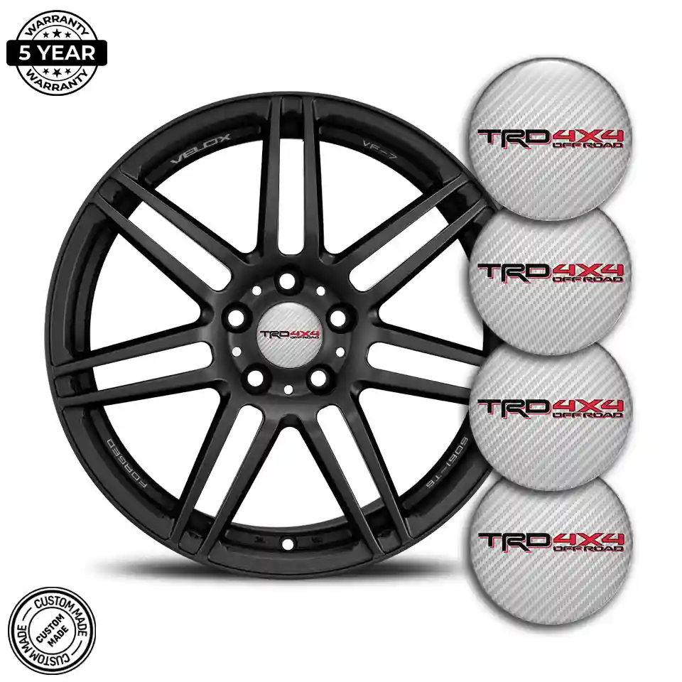 Toyota TRD Wheel Emblems High Quality