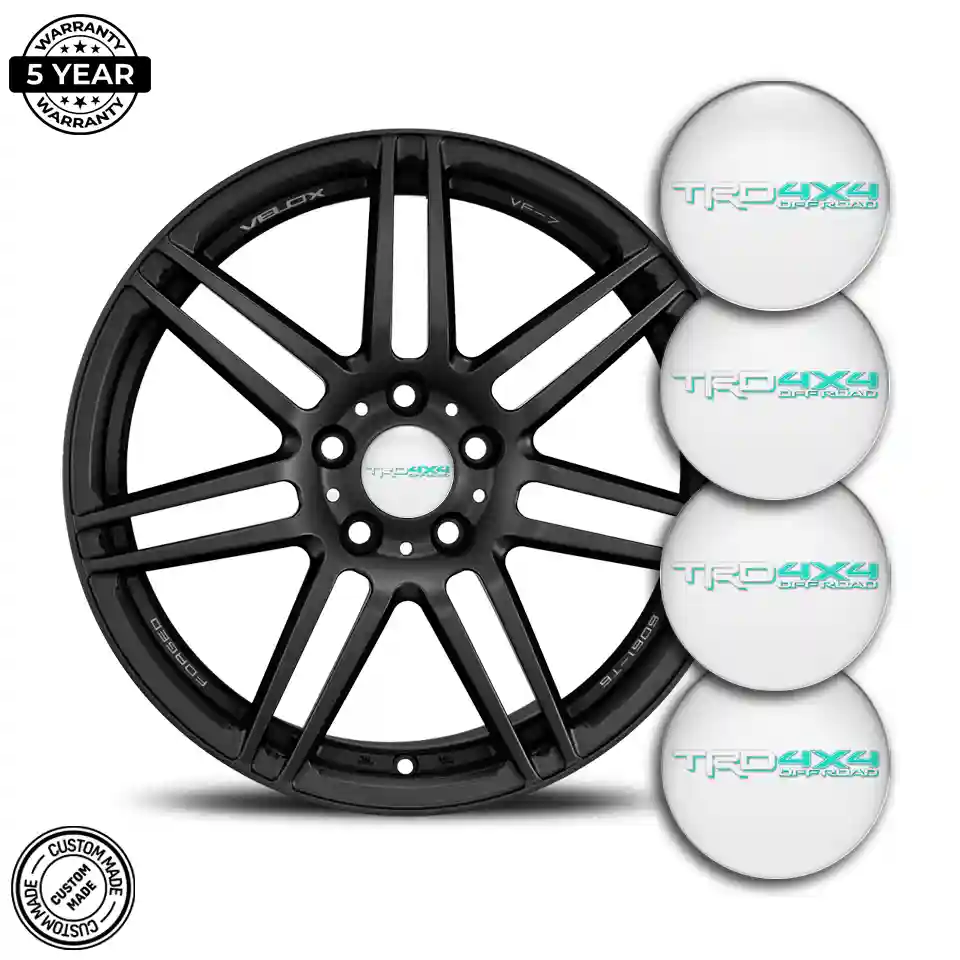 Toyota TRD Wheel Emblems Premium Resin