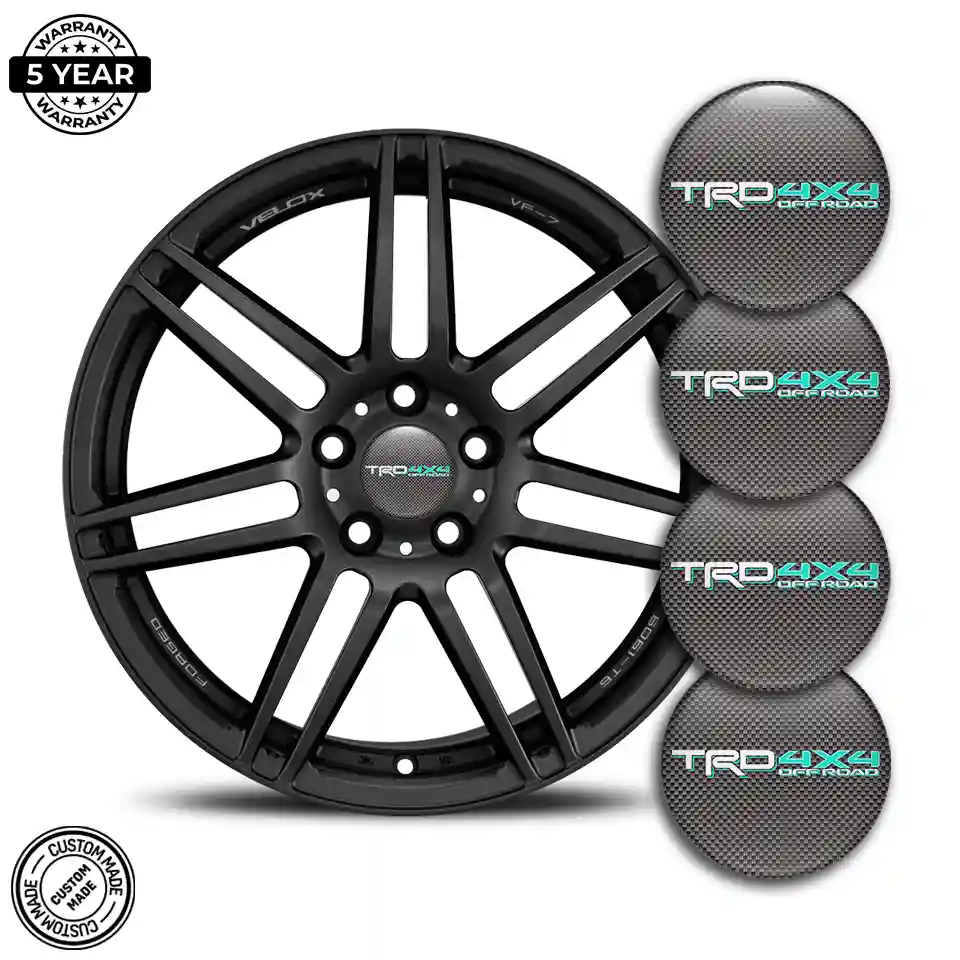 Toyota TRD Wheel Emblems Stylish Design
