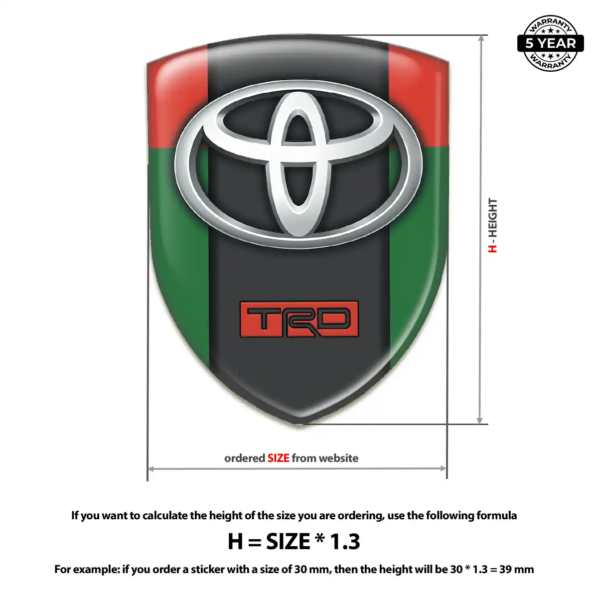 Toyota Vehicle Logo Sticker Sleek Style