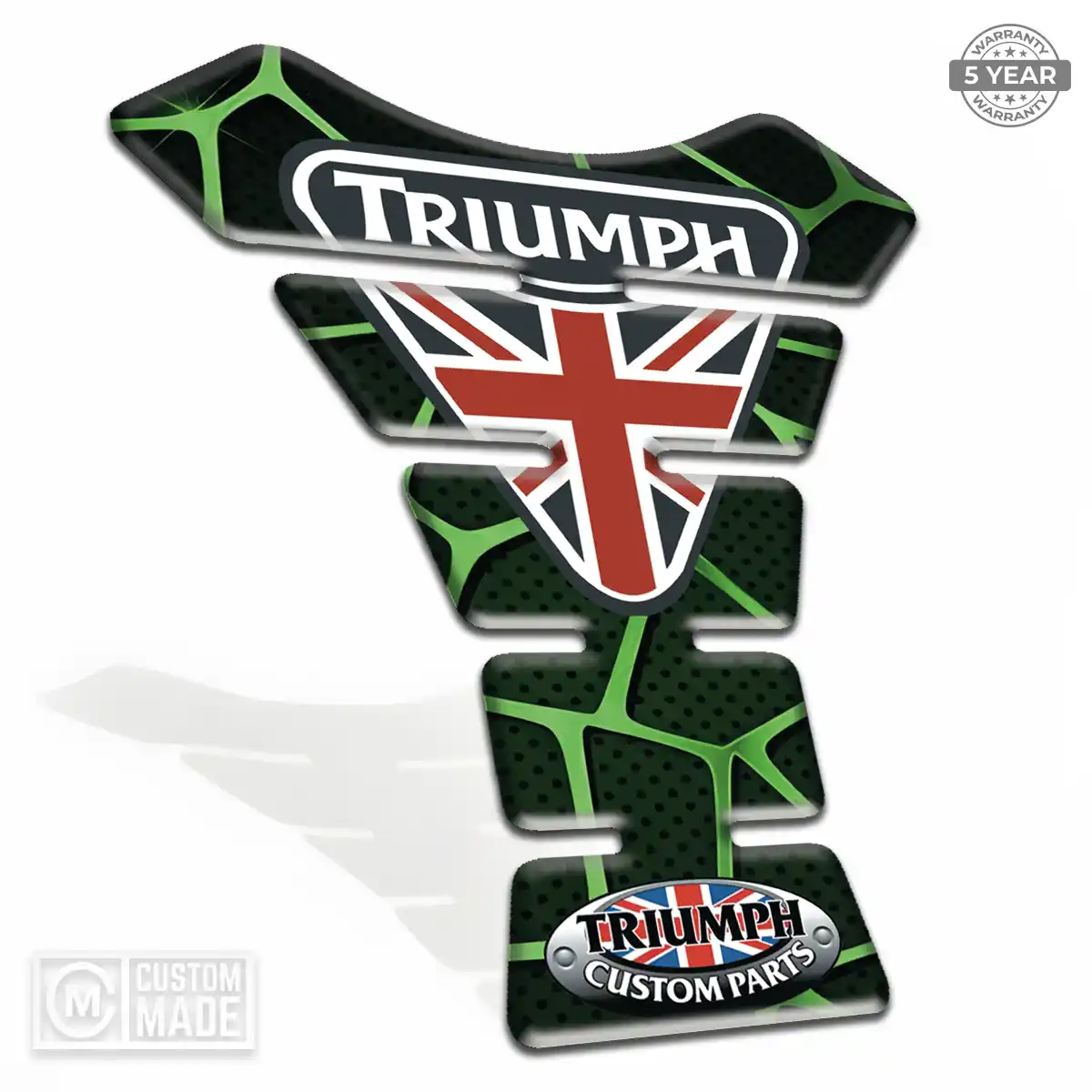 Triumph 3D Domed Tank Pad Prestige Line