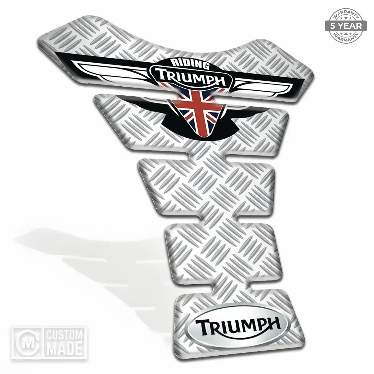 Triumph 3D Domed Tank Pad Prime Quality