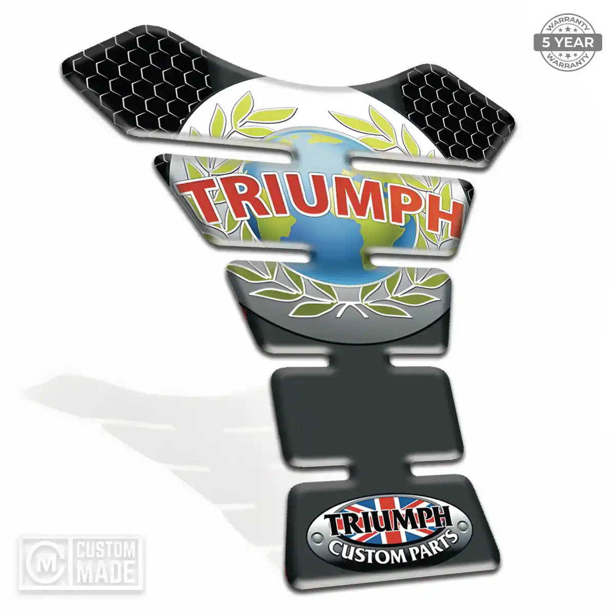 Triumph 3D Domed Tank Pad Signature Grade
