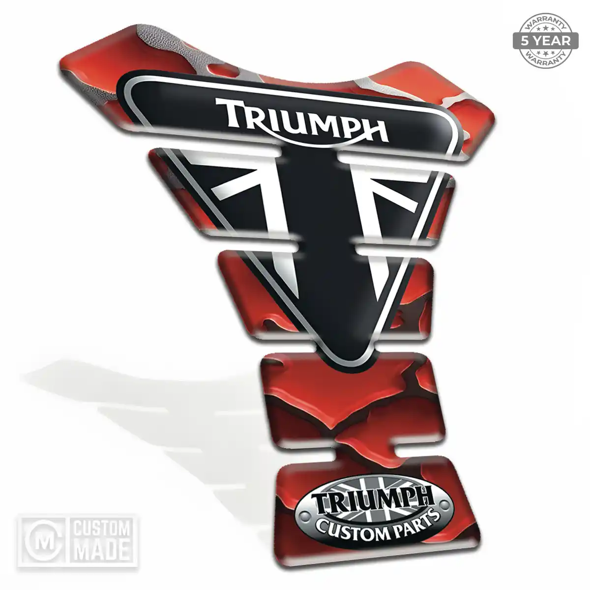 Triumph 3D Gel Tank Pad Deluxe Edition