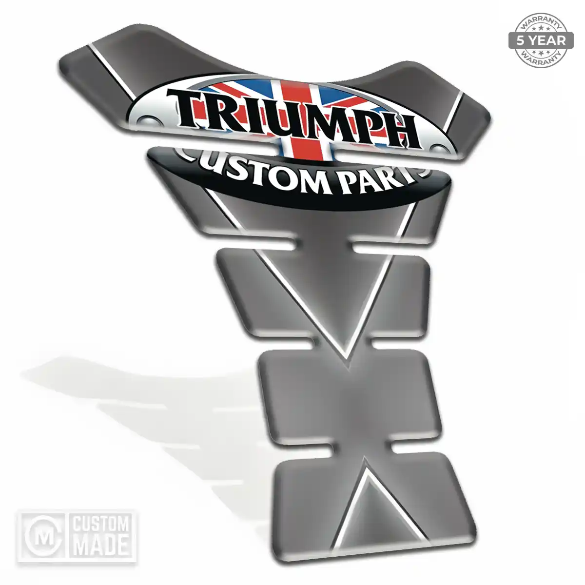 Triumph 3D Gel Tank Pad Elite Finish