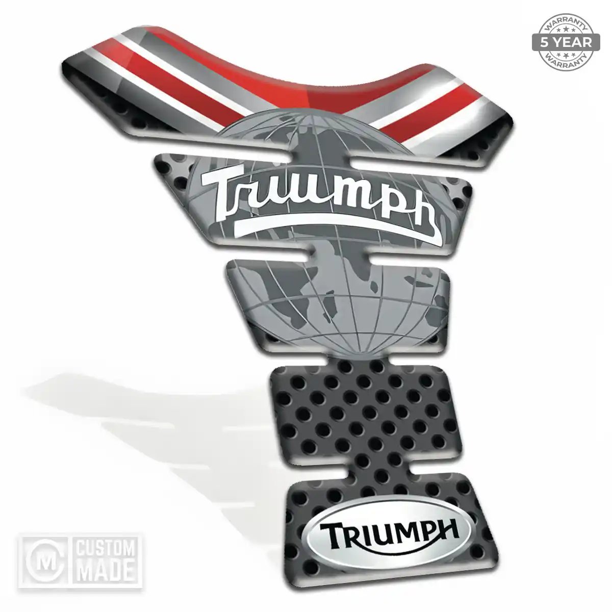 Triumph 3D Gel Tank Pad Prime Quality