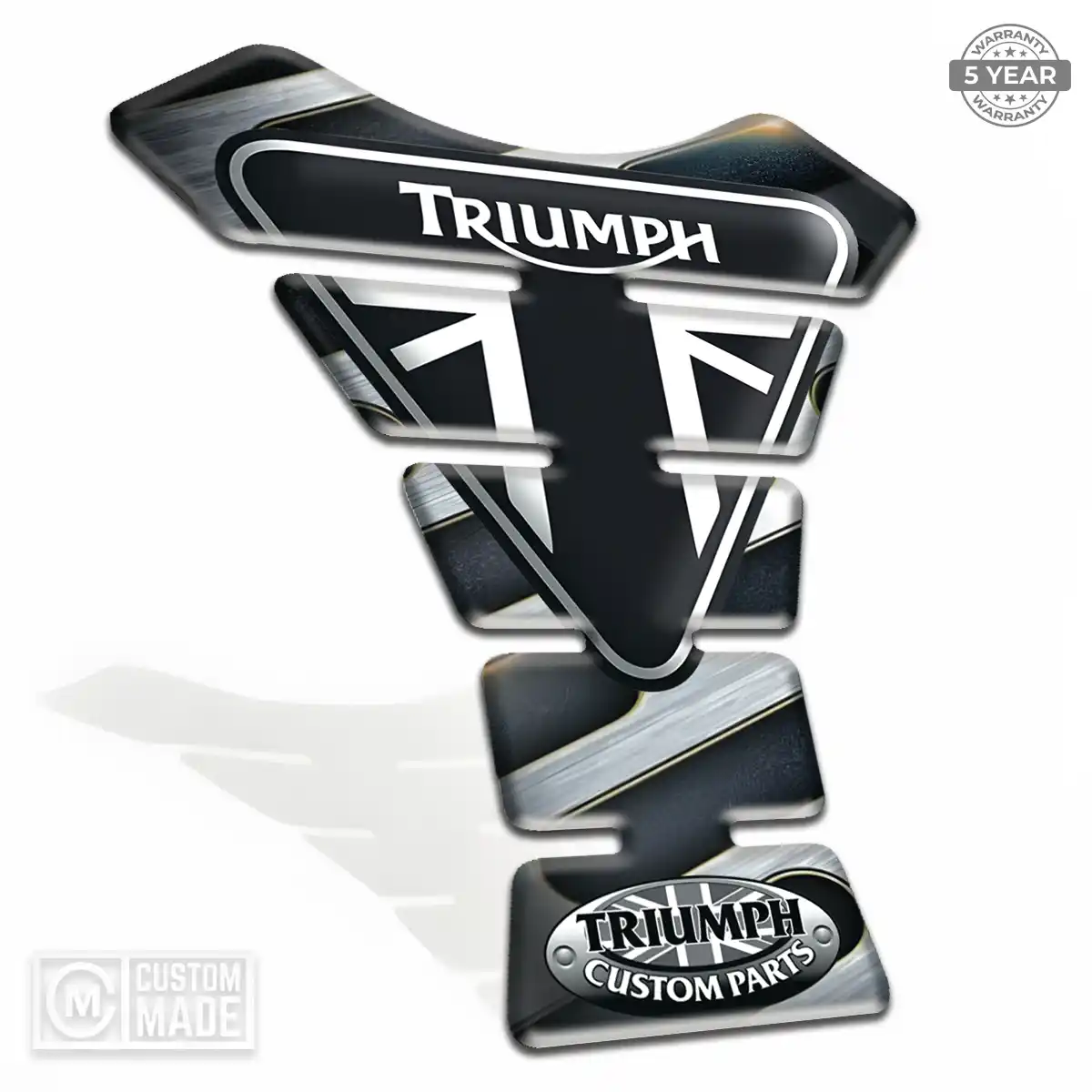 Triumph 3D Gel Tank Pad Refined Design