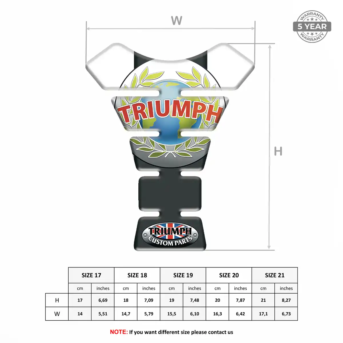 Triumph 3D Tank Pad Deluxe Edition