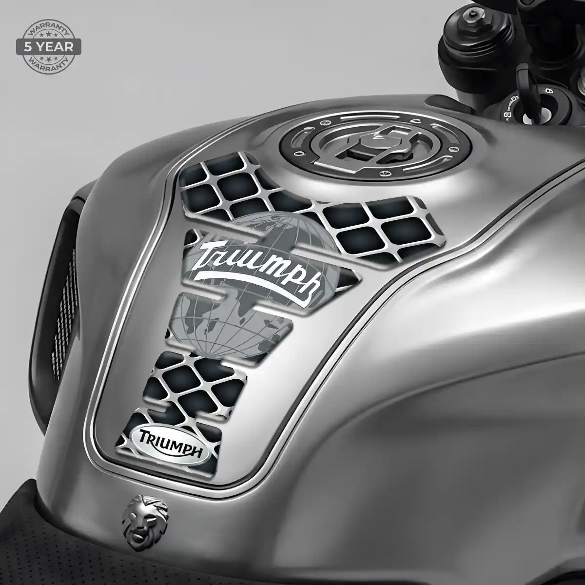Triumph 3D Tank Pad Elite Finish