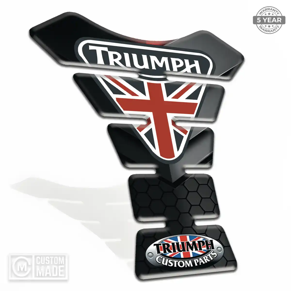 Triumph 3D Tank Pad Sleek Style