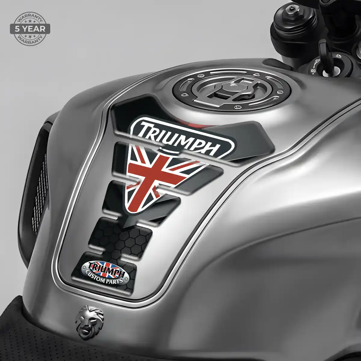 Triumph 3D Tank Pad Sleek Style
