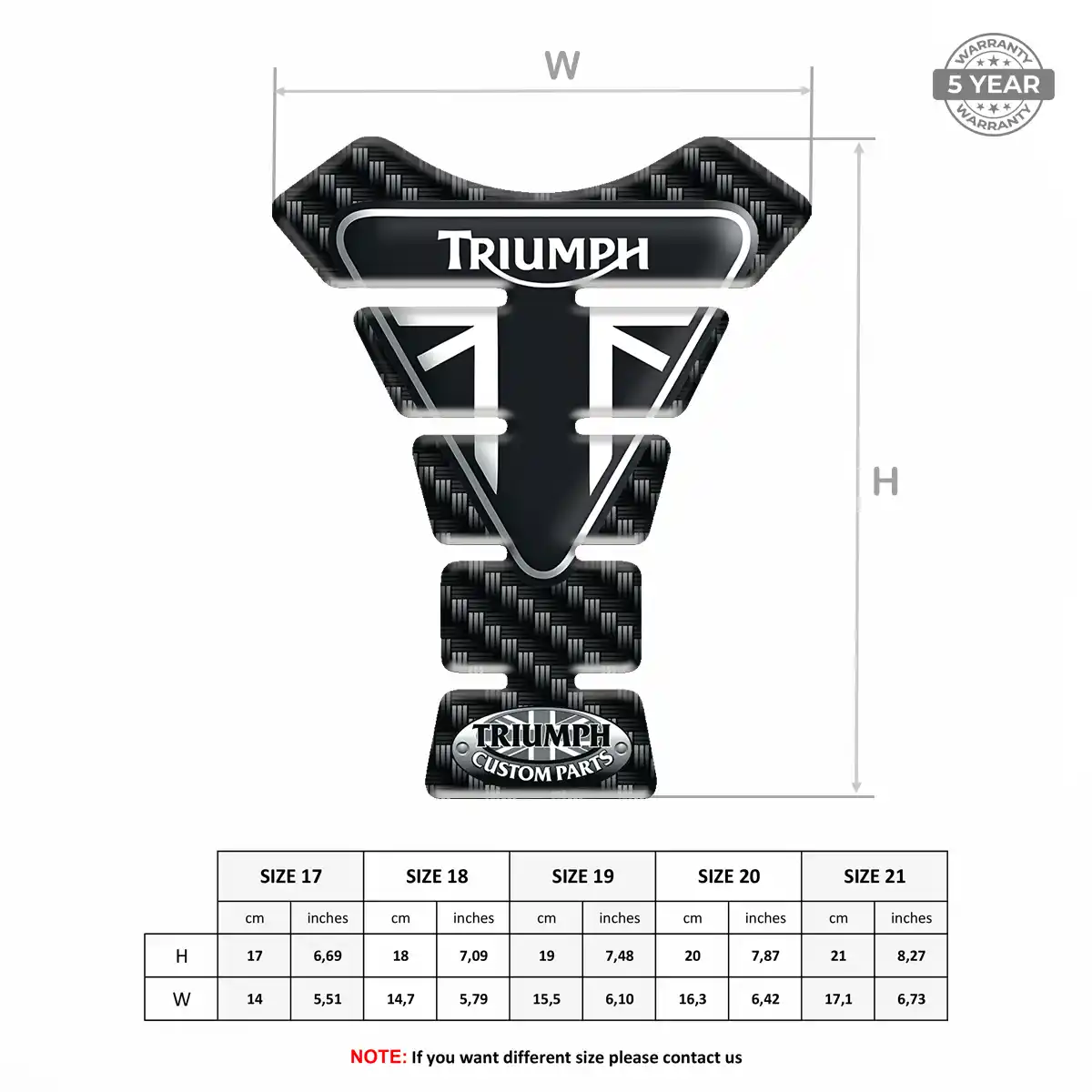 Triumph Bike Tank Protector Deluxe Edition