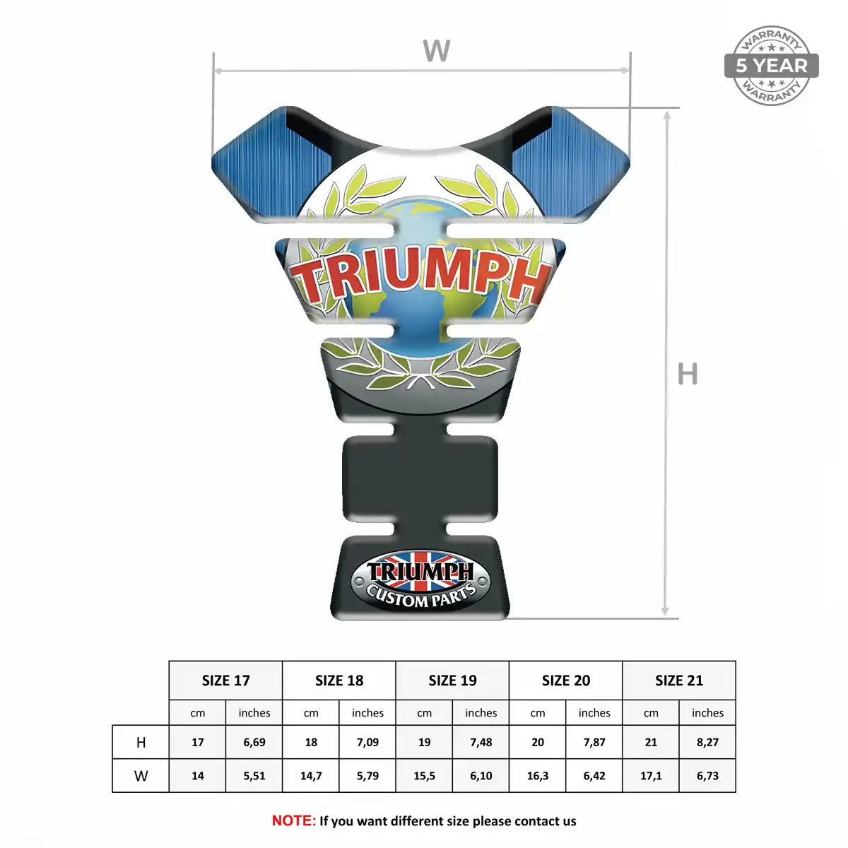Triumph Bike Tank Protector Exclusive Series