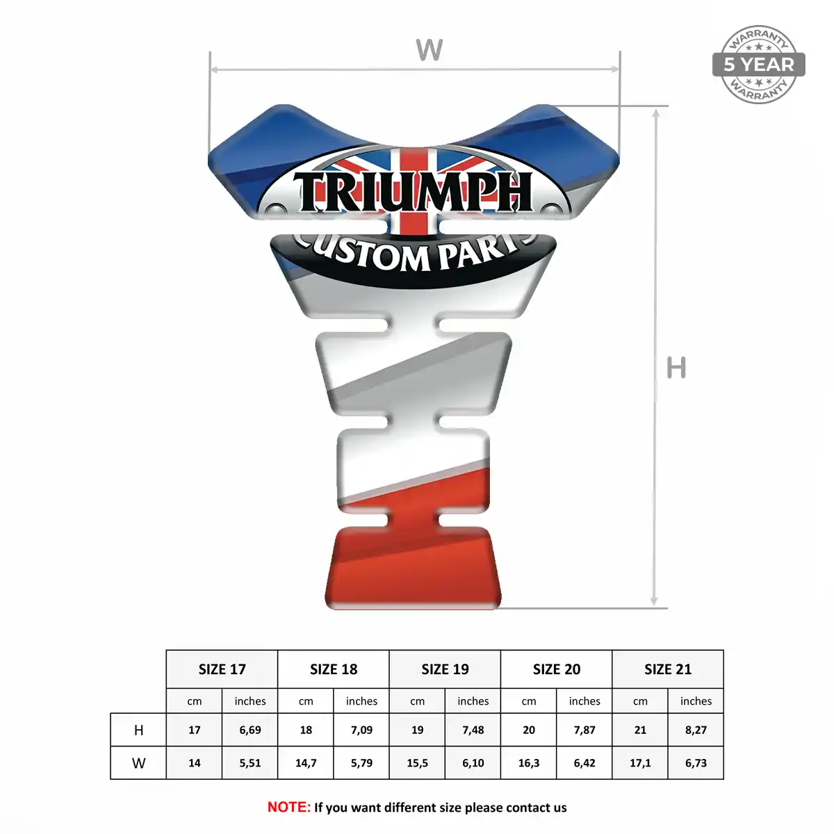 Triumph Bike Tank Protector Sleek Style