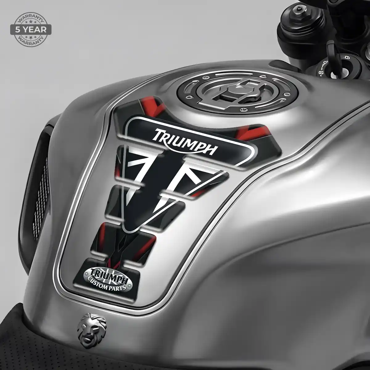 Triumph Domed Tank Pad Elite Finish