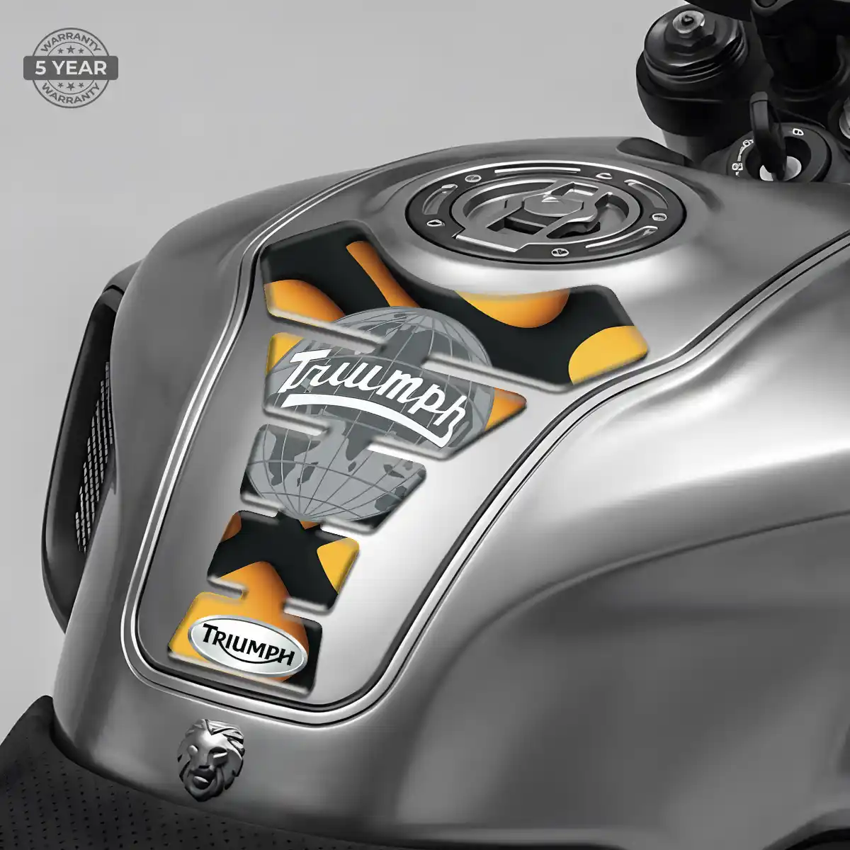Triumph Domed Tank Pad Refined Design