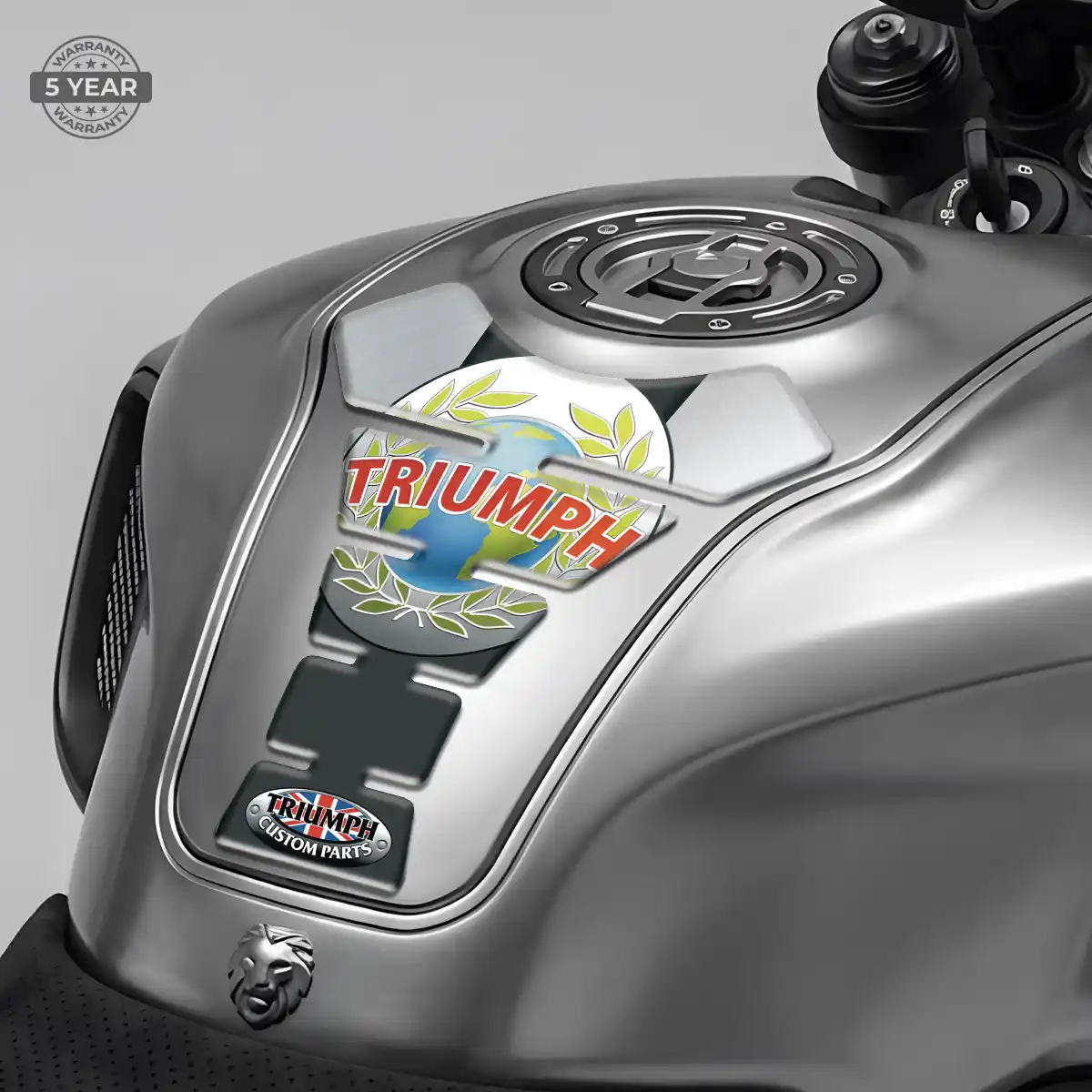 Triumph Domed Tank Sticker Elite Finish