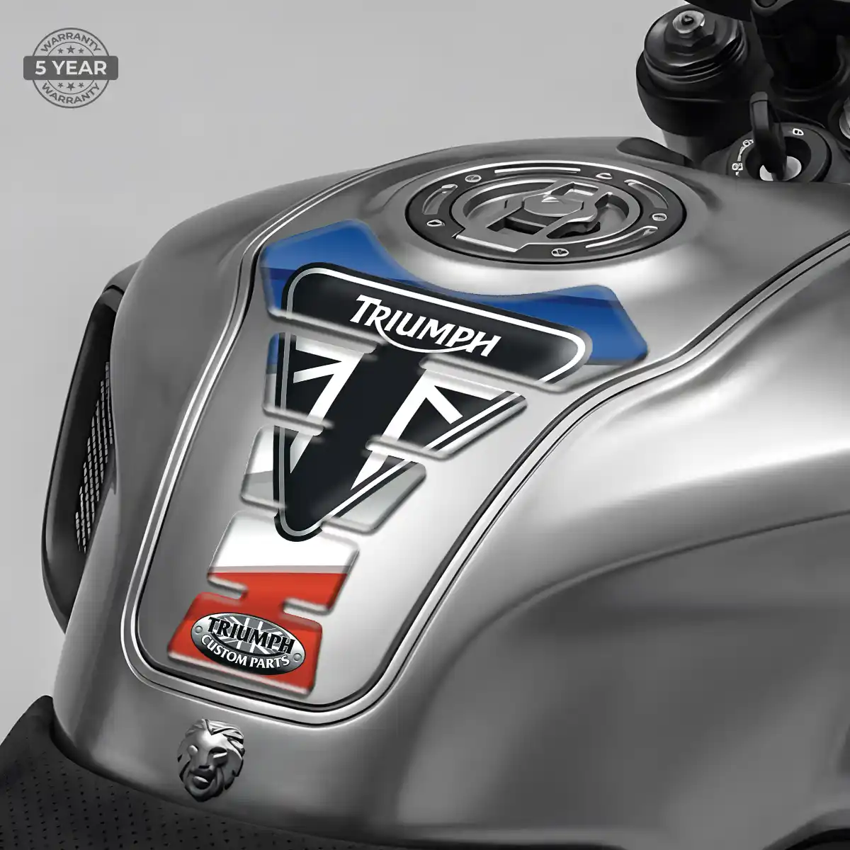 Triumph Domed Tank Sticker Refined Design