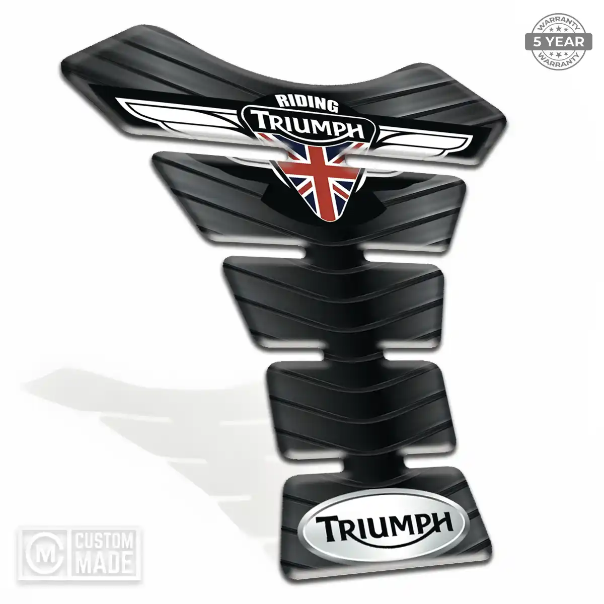 Triumph Domed Tank Sticker Sleek Style