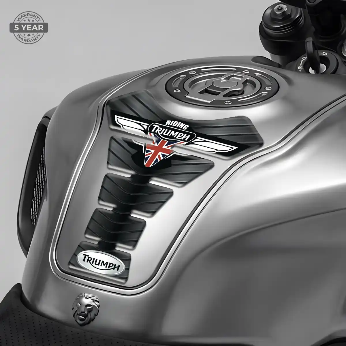 Triumph Domed Tank Sticker Sleek Style