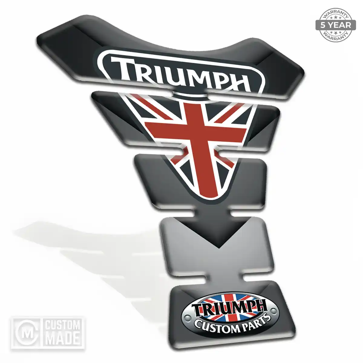 Triumph Fuel Tank Pad Refined Design