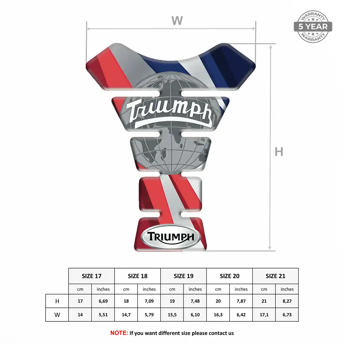 Triumph Fuel Tank Protector Elite Edition