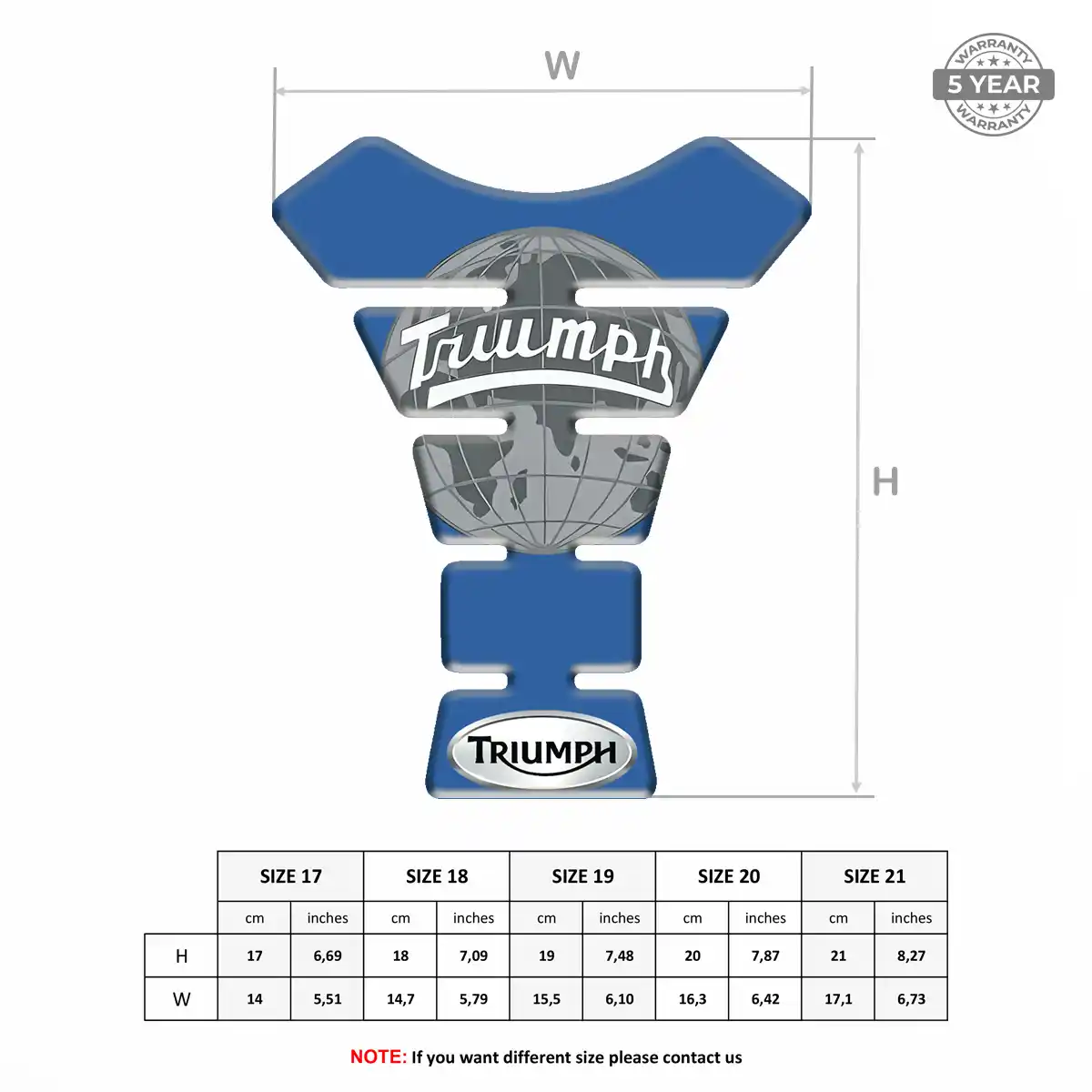 Triumph Gas Tank Pad Exclusive Series