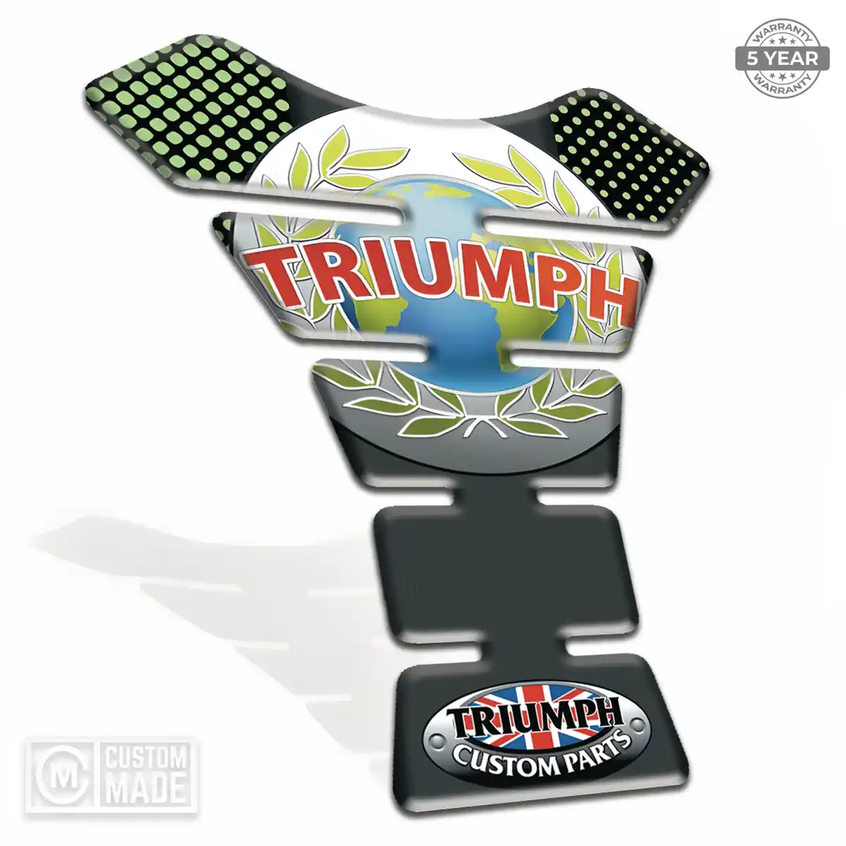 Triumph Motorbike Tank Pad Sleek Style