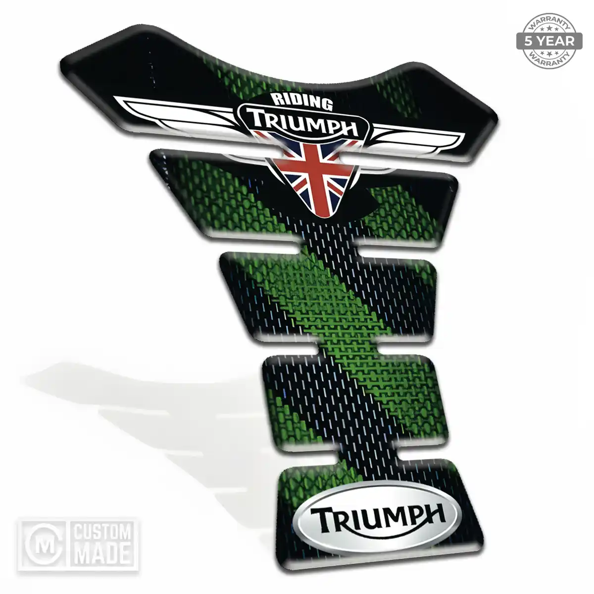 Triumph Motorcycle Tank Decal Elite Finish