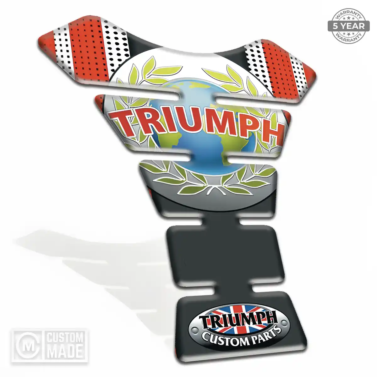 Triumph Motorcycle Tank Decal Sleek Style