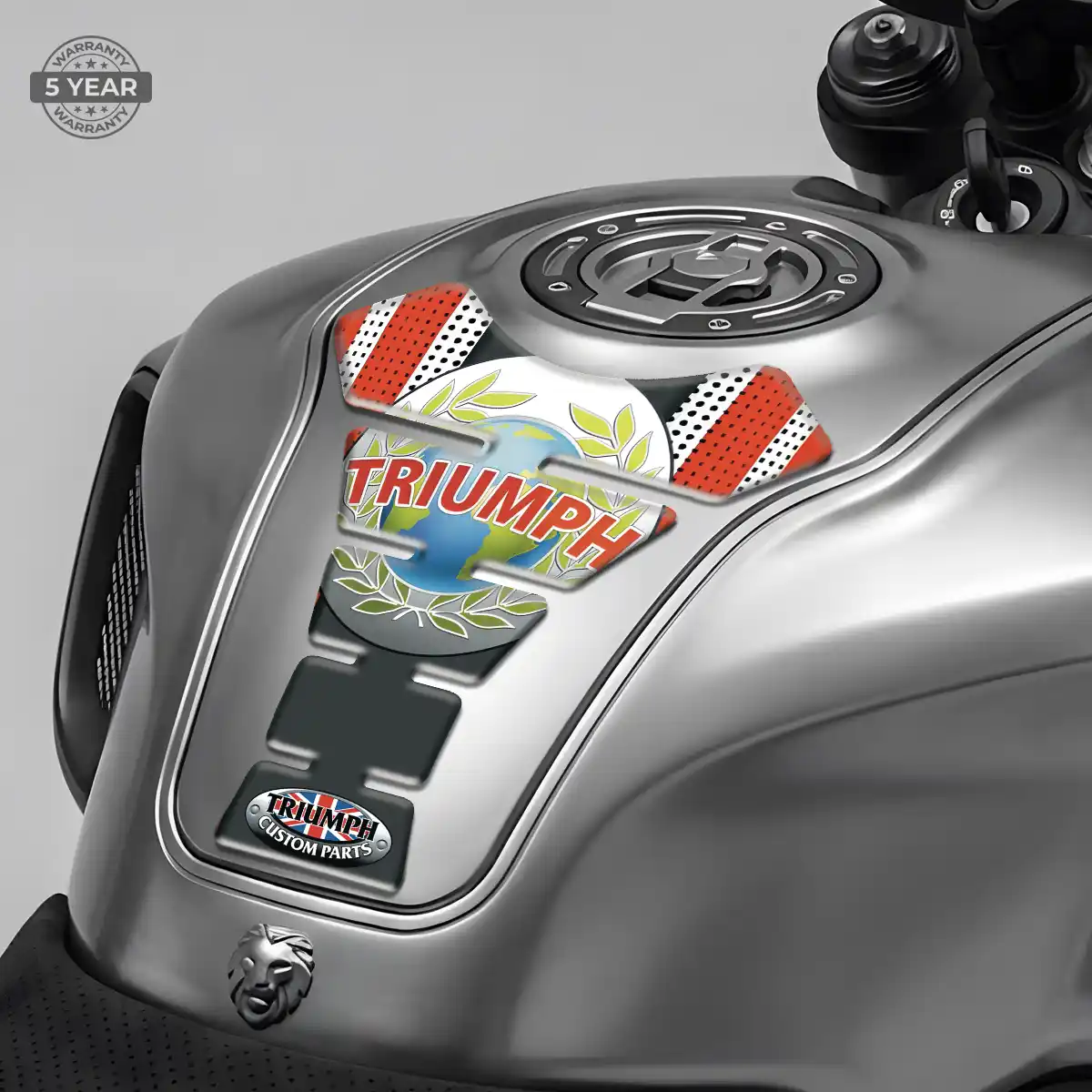 Triumph Motorcycle Tank Decal Sleek Style