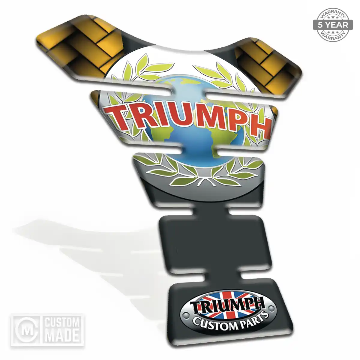 Triumph Motorcycle Tank Pad Elite Finish