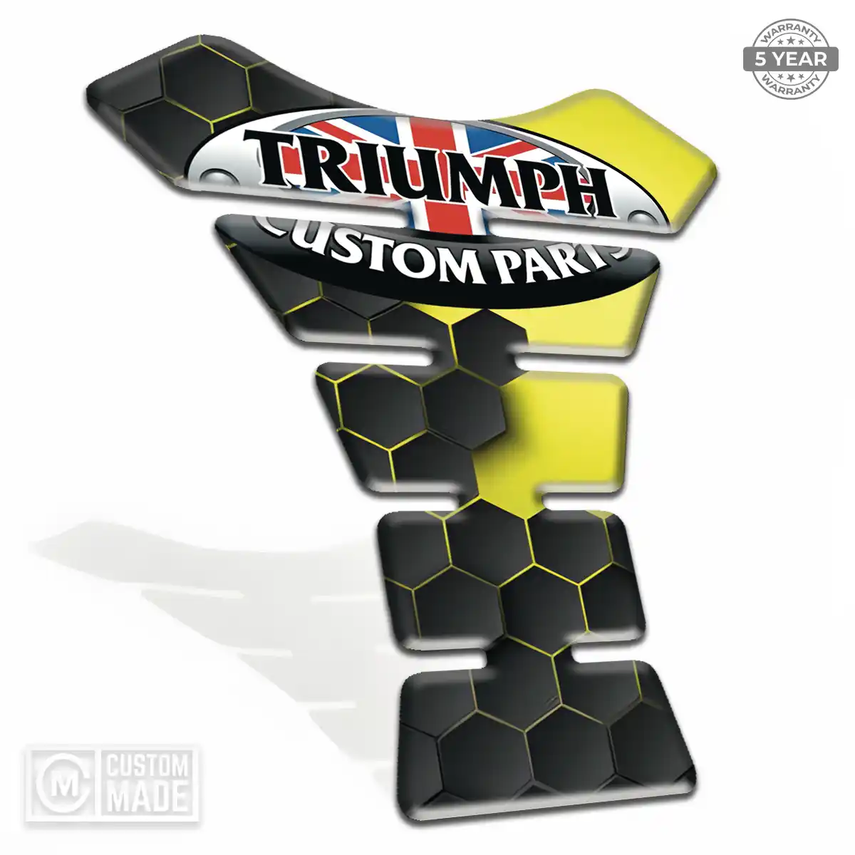 Triumph Motorcycle Tank Sticker Refined Design