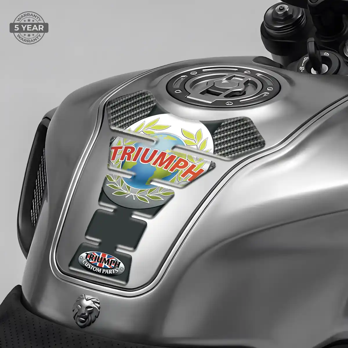 Triumph Self Adhesive Tank Pad Refined Design