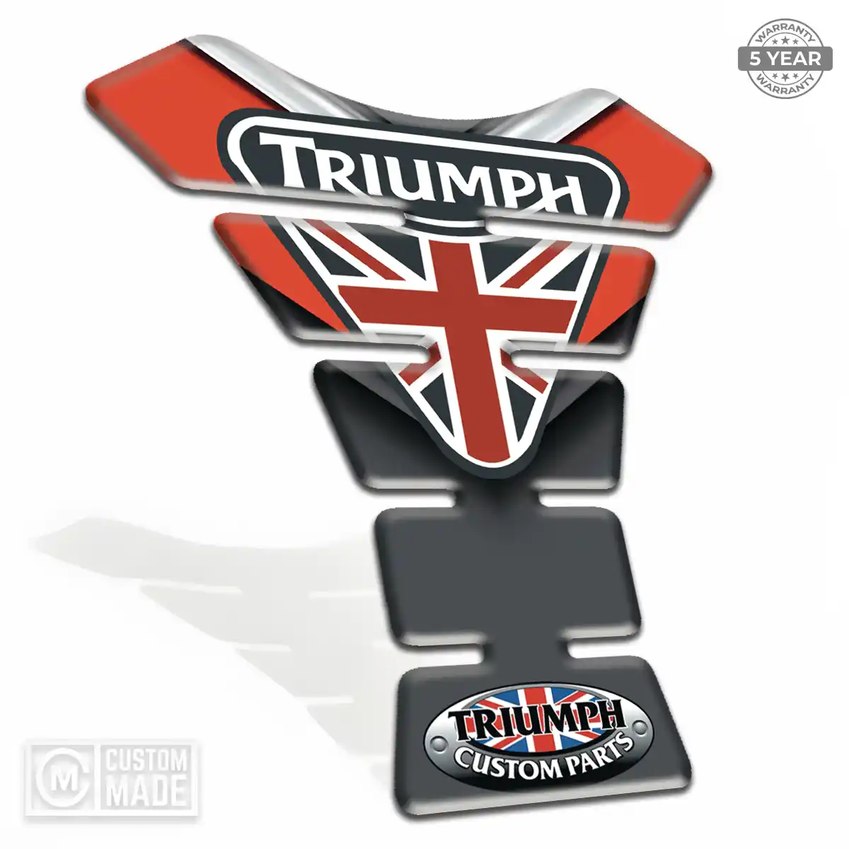 Triumph Self Adhesive Tank Pad Sleek Style