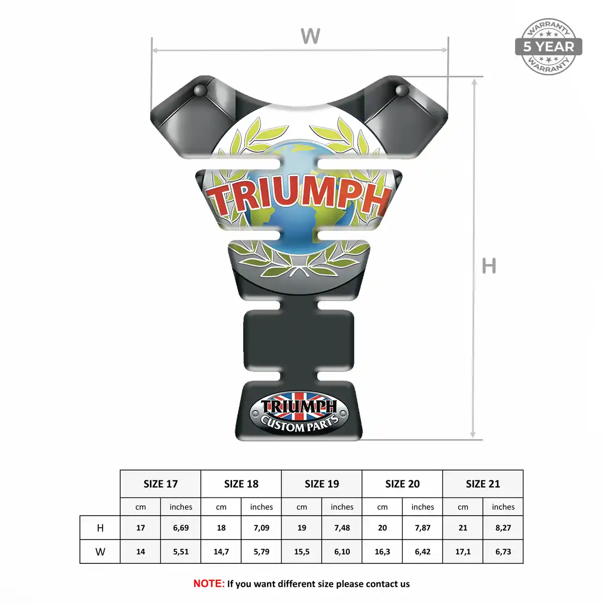 Triumph Tank Decal Deluxe Edition