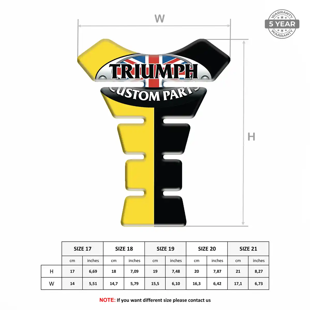 Triumph Tank Fuse Guard Motorbike Exclusive Series
