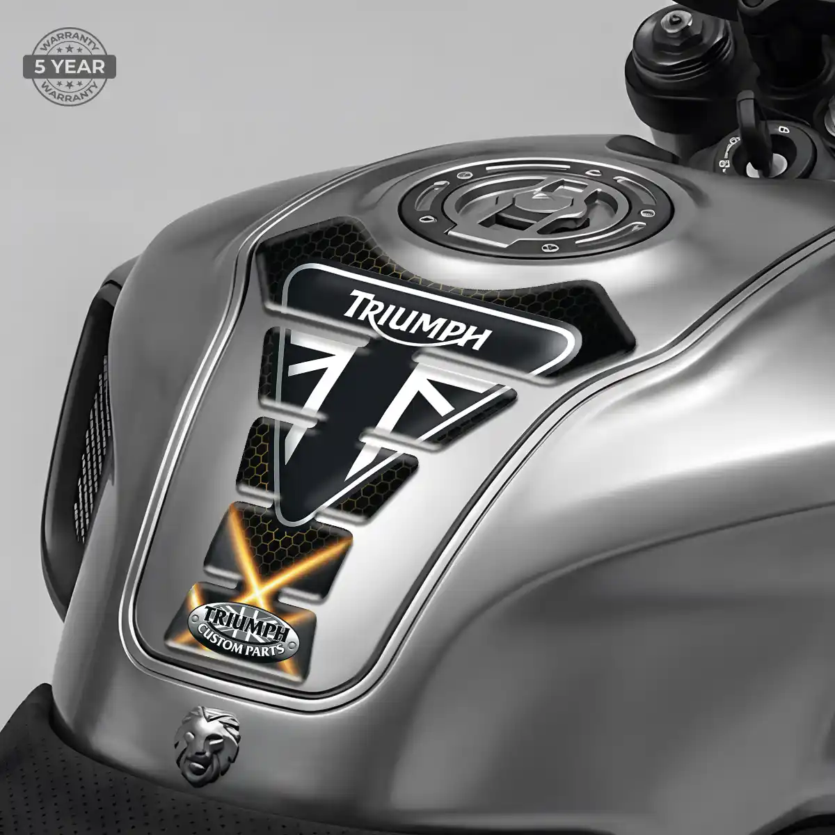 Triumph Tank Fuse Guard Motorbike Sleek Style