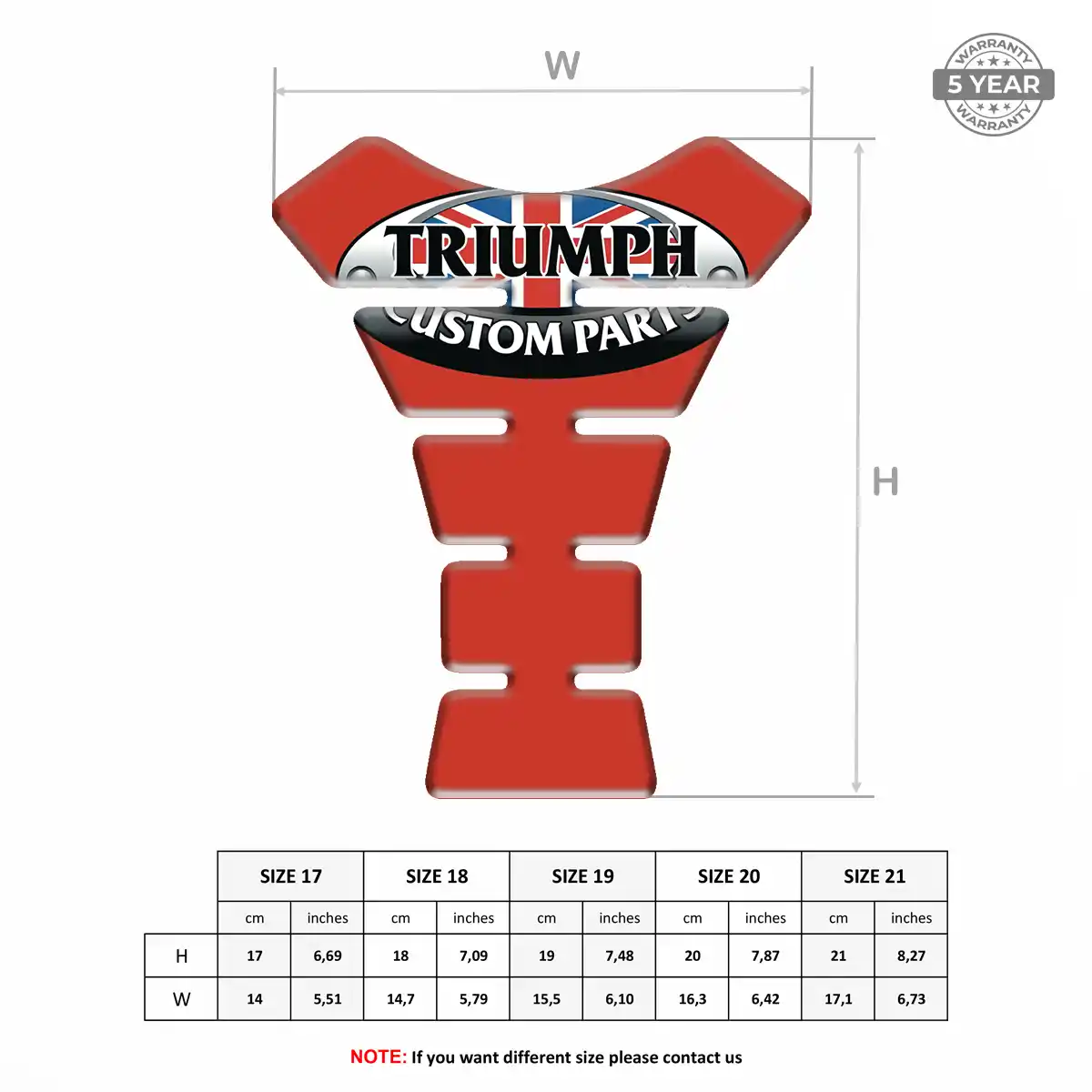 Triumph Tank Fuse Guard Prime Quality