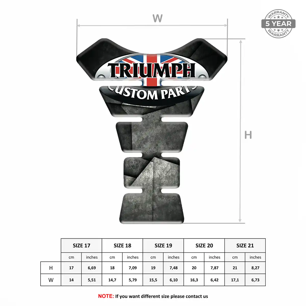 Triumph Tank Fuse Guard Sleek Style