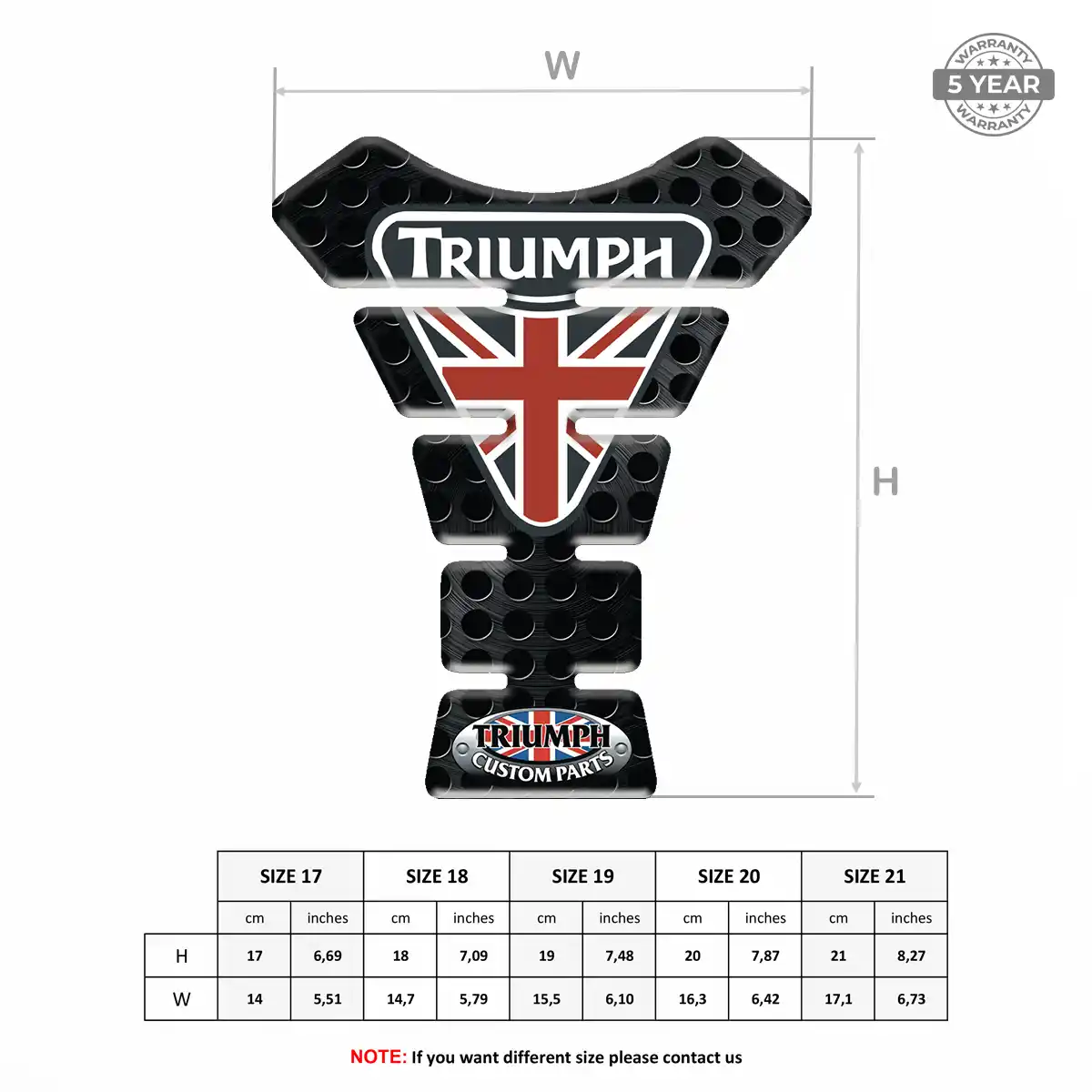 Triumph Tank Fuse Motorbike Elite Edition