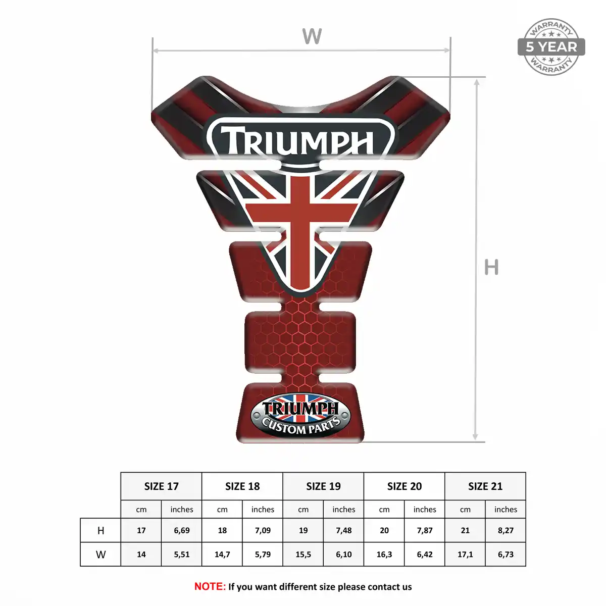 Triumph Tank Fuse Motorbike Exclusive Series
