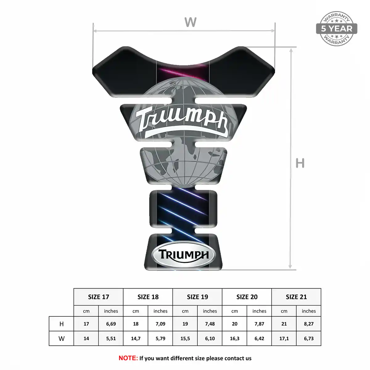Triumph Tank Fuse Motorbike Sleek Style
