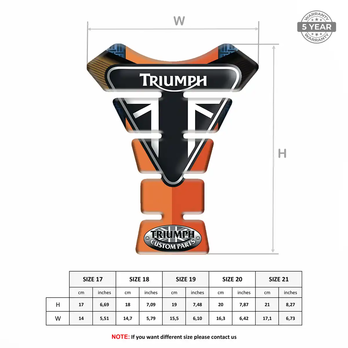 Triumph Tank Fuse Motorcycle Deluxe Edition