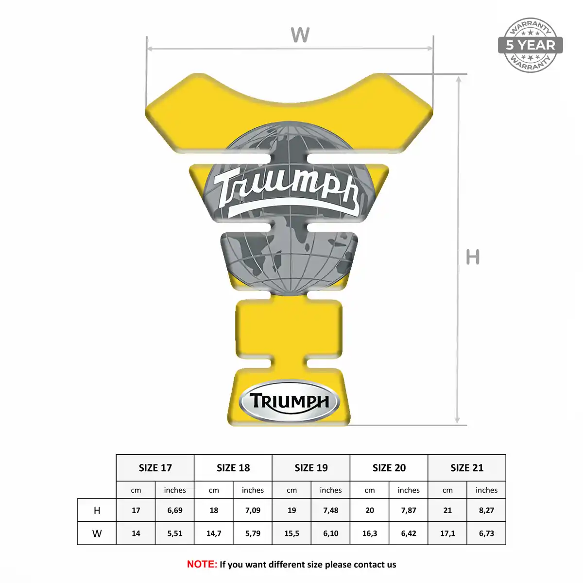 Triumph Tank Fuse Motorcycle Signature Grade