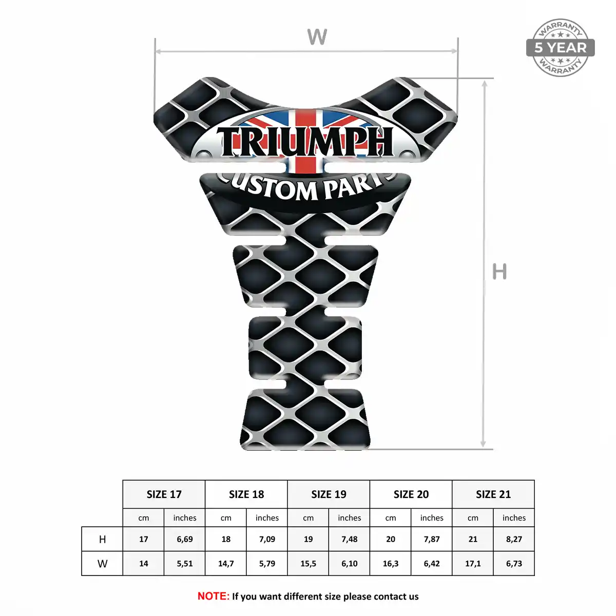 Triumph Tank Fuse Pad Exclusive Series