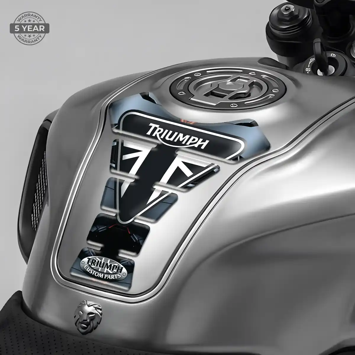 Triumph Tank Fuse Pad Motorbike Refined Design